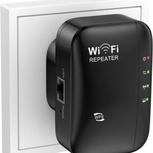 Répéteur WiFi Puissant, Amplificateur WiFi 300 Mbps, 2.4 GHz WiFi Range Booster