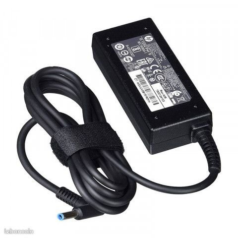 Chargeur HP 65W 19.5V 3.33A Embout Bleu (4.5x3.0mm) – Compatible Pavilion Envy EliteBook