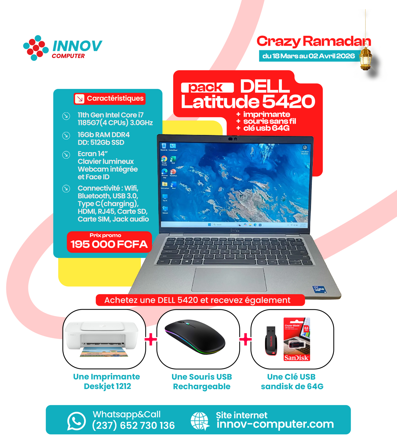 Pack DELL Latitude 5420 - Promo Crazy Ramadan