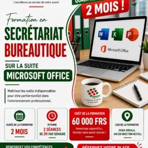 FORMATION EN SECRETARIAT BUREAUTIQUE